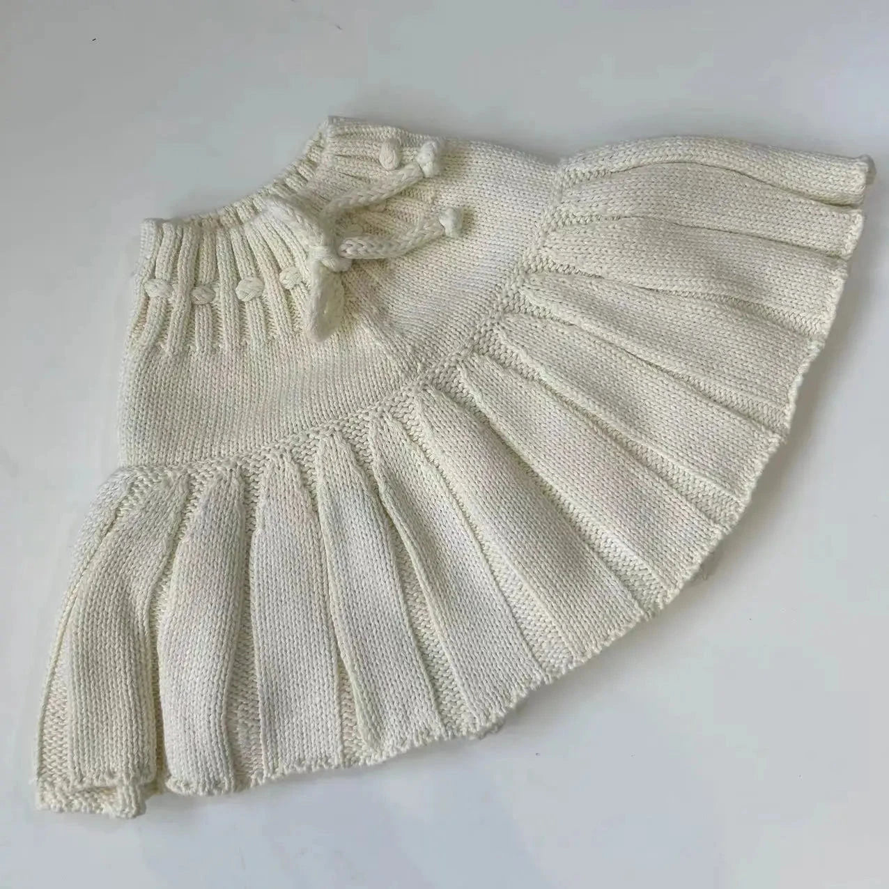 Knitted Sweater MF Brand 2025 New Winter Kids Sweaters for Girls Cute Knit Cardigan Baby Sets Children Cotton Outwear Clothing Good Vibrations