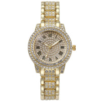 Fashion Women Watch with Shiny Diamond Watch Ladies Luxury Brand Ladies Casual Women Bracelet Crystal Watches Relogio Feminino Good Vibrations