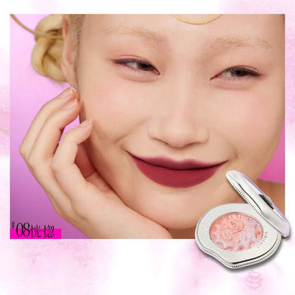Girlcult Soft Matte Blush Long Lasting Pigmented Natural Velvet Finish Tiktok Trending Aesthetic Blusher for Cheeks Good Vibrations
