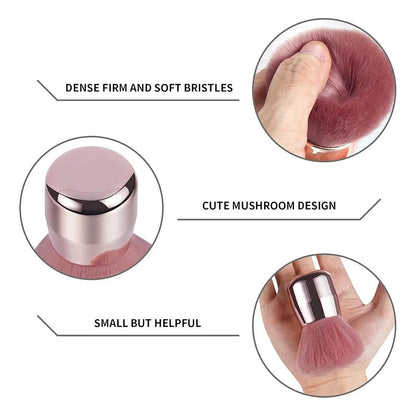 Round Nail Dust Brush Large-sized Remove Nail Dust Brushes Acrylic UV Gel Polish Powder Cleaning Tool Manicure Accessories Good Vibrations