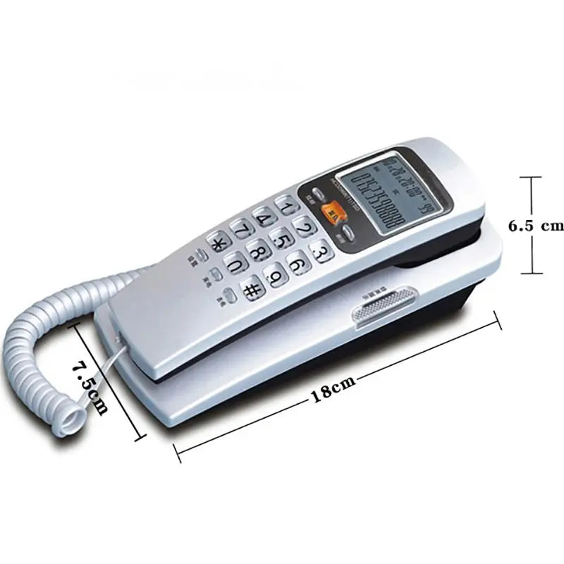 Corded Phone Landline Telephone With FSK / DTMF Caller ID,Ringtone Adjustment,Support Callback for Home Office telefono fijo Good Vibrations