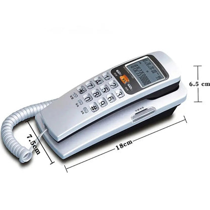 Corded Phone Landline Telephone With FSK / DTMF Caller ID,Ringtone Adjustment,Support Callback for Home Office telefono fijo Good Vibrations