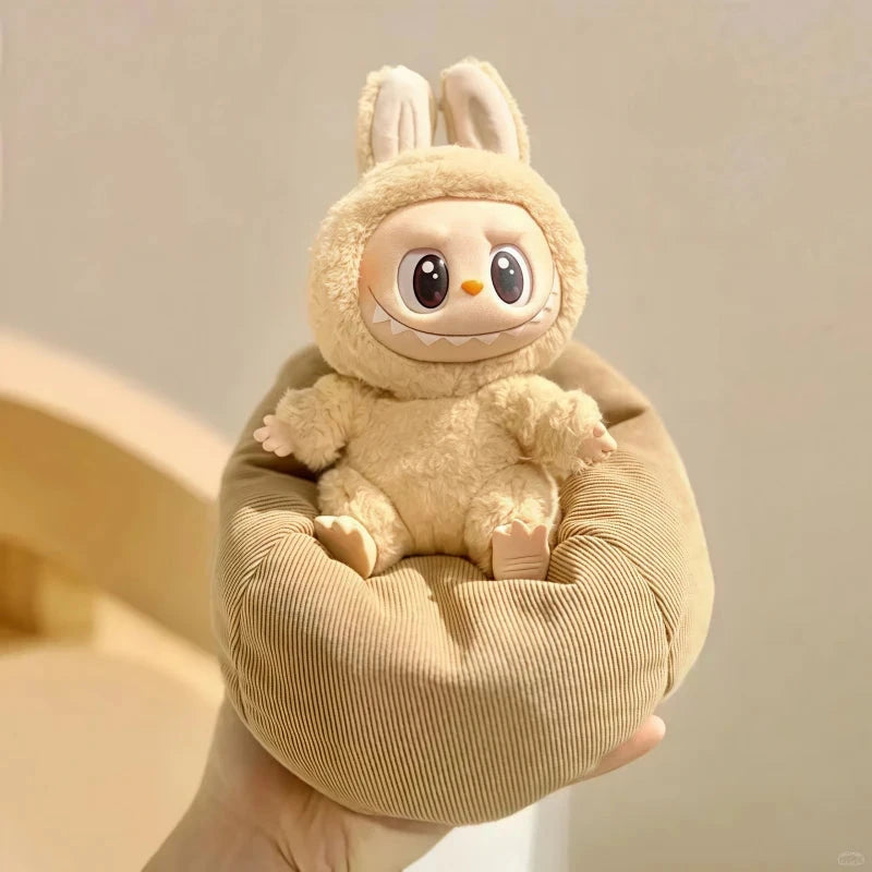 Labubu Doll Sofa for Labubu Mini Lazy Sofa Bed V1 V2 V3 DIY Clothing Accessories Cute Doll Cushion Children's Toy Gift Good Vibrations