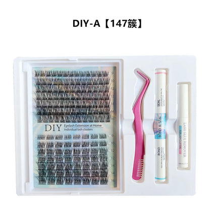 Eyelashes 280PCS Clusters Lash Bond and Seal Makeup tools DIY Lashes Extension kit for gluing Lashes Gluing Glue Accessories Good Vibrations
