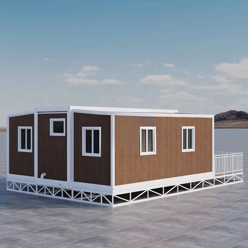 Expandable Container House 20 40ft Casa Prefabricada Vivienda Luxury Prefabricated Modular House 2-4 Bedrooms Prefab Tiny Homes Good Vibrations