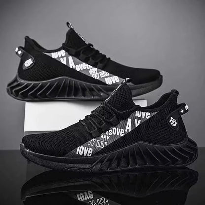 Sneakers for Men Fashion Men's Casual Sneakers Comfortable Breathable Running Tennis Shoes Zapatillas De Hombre Good Vibrations