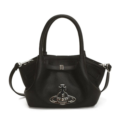 Classic Designer Paris Fashion Tote Messenger Purse Shopper Bag Elegant Leather Solid Color Commuter Good Vibrations