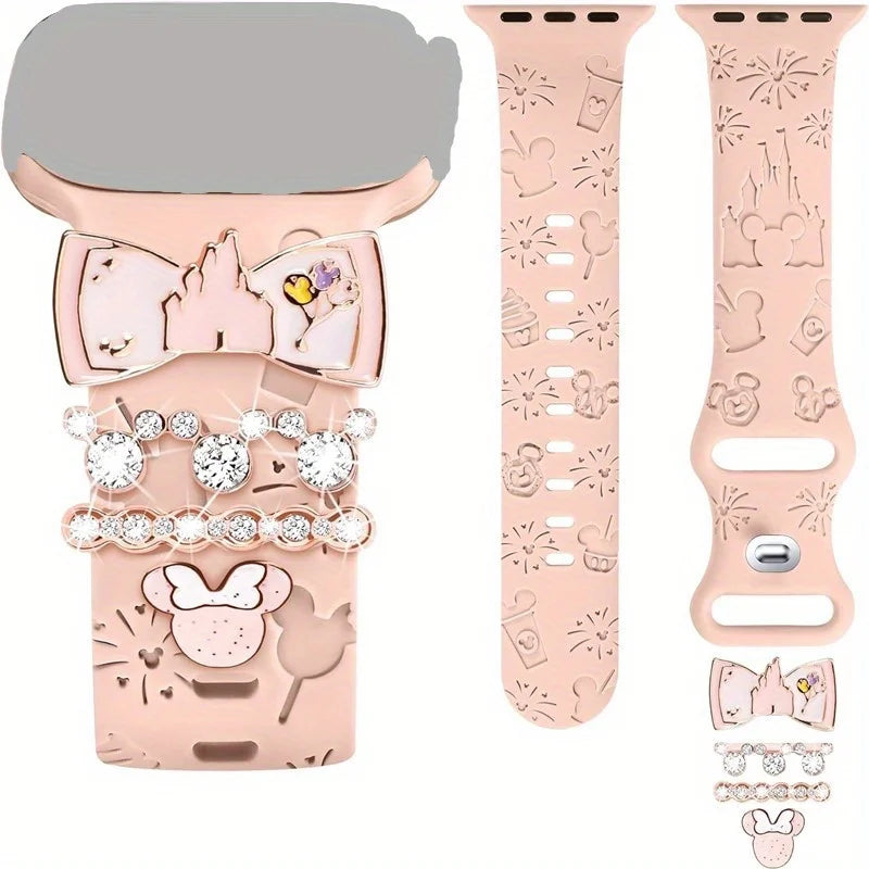 Adorable Cartoon-Themed Watch Strap Charms & Decorative Buckles for a Stylish Wristwear Upgrad Good Vibrations
