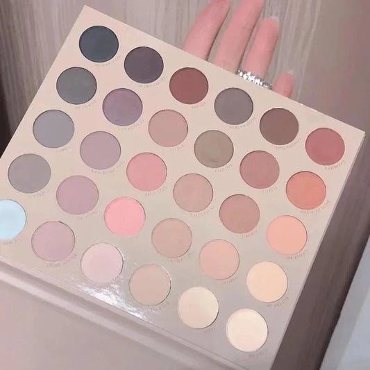 30 Colors Eye Shadow Plate Matte Pearl Eyeshadow Girl Beginner Professional Multicolor Eye Shadow Disc For Daily Makeup Tools Good Vibrations