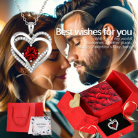 Elegant Rose Jewelry Gift Set with Necklace - Valentine's/Xmas/Mother's Day Present for Her - Perfect for Wife, Daughter, Girlfr Good Vibrations