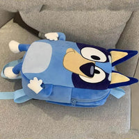 Cartoon Bluey Family Cosplay Kindergarten Children Schoolbag Bluebin Dog Backpack Kawaii Blue Orange Dog Backpack Children Gifts Good Vibrations