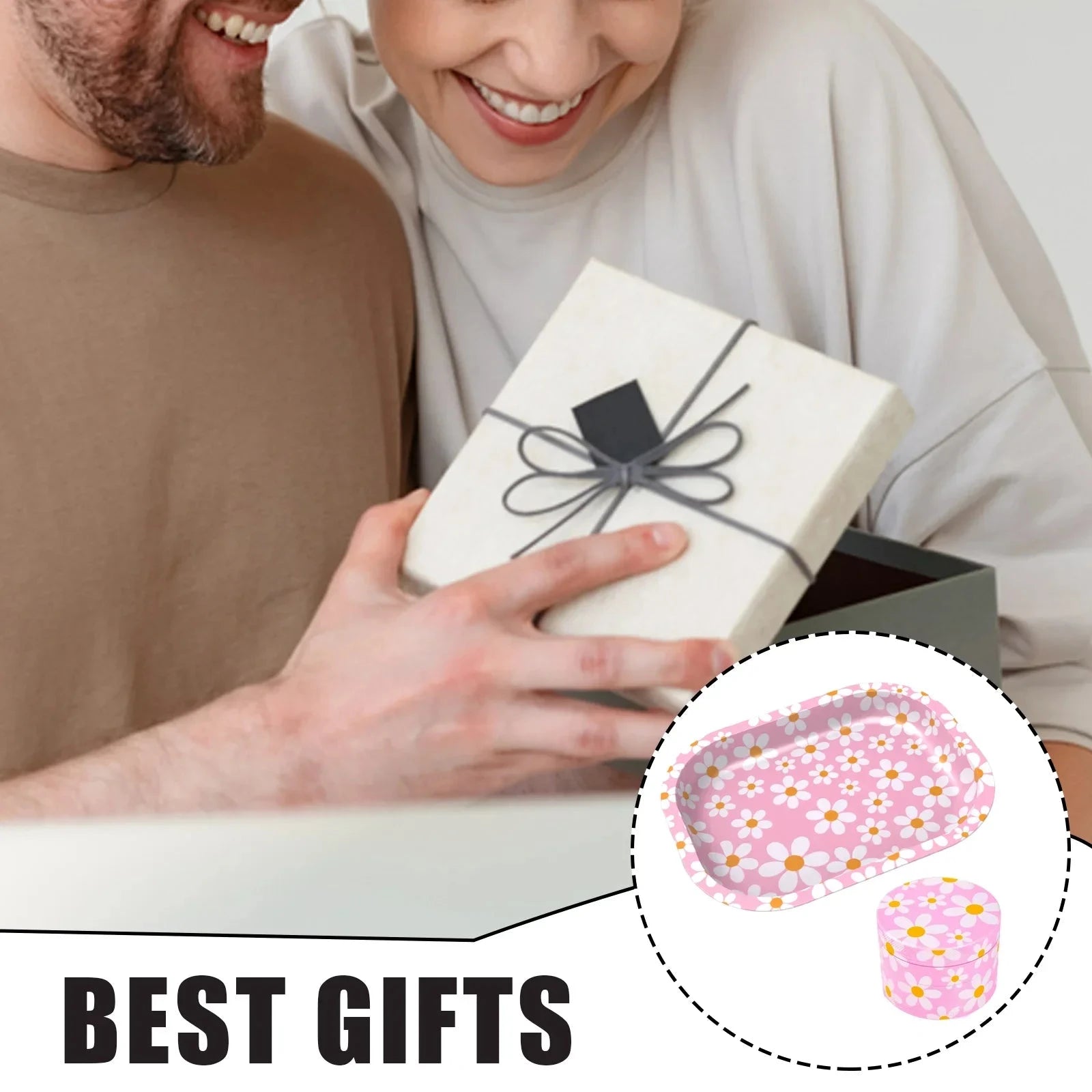 Daisy Flower Spice Grinder Rolling Tray Good Vibrations Adult Super Store