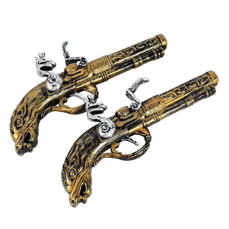 Pirate Captain Cosplay Costume Props Hat Hook Skeleton Eye Patch Kids Favors Gift Toy Pirate Party Halloween Decoration Supplies Good Vibrations