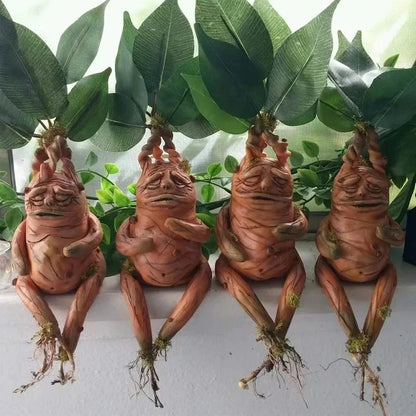 Garden resin ornaments Magical Mandrake Garden Statue, Outdoor Decoration, Gift for Holidays Good Vibrations