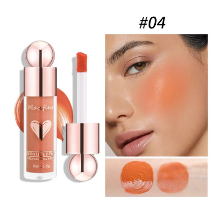 Multifunctional Liquid Blush with Smooth Texture Long Lasting Pigmentation Hydrating Formula and High Light Effect for Makeup Good Vibrations