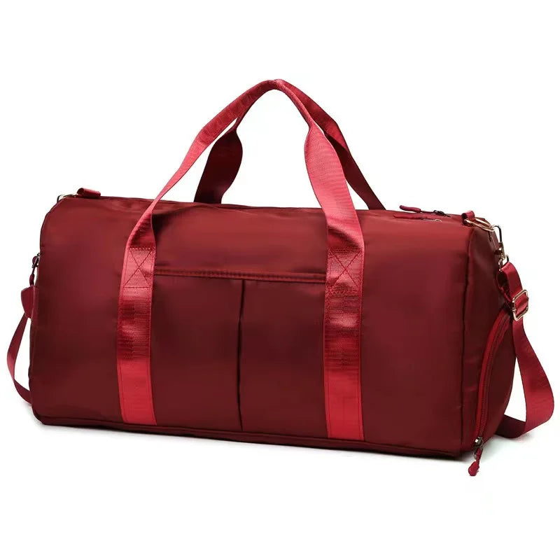 Personalized Duffle Bag, Gym Bag, Sport Bag, Custom Women Fitness Bags, Overnight Camp Bag Gift for Women, Gift For Mother's Day Good Vibrations