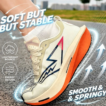 Running Shoes For Men's Speciality Marathon Sports Breathable Nonskid Athletic Sneakers Outdoor Lightweight Fitness Jogging Good Vibrations