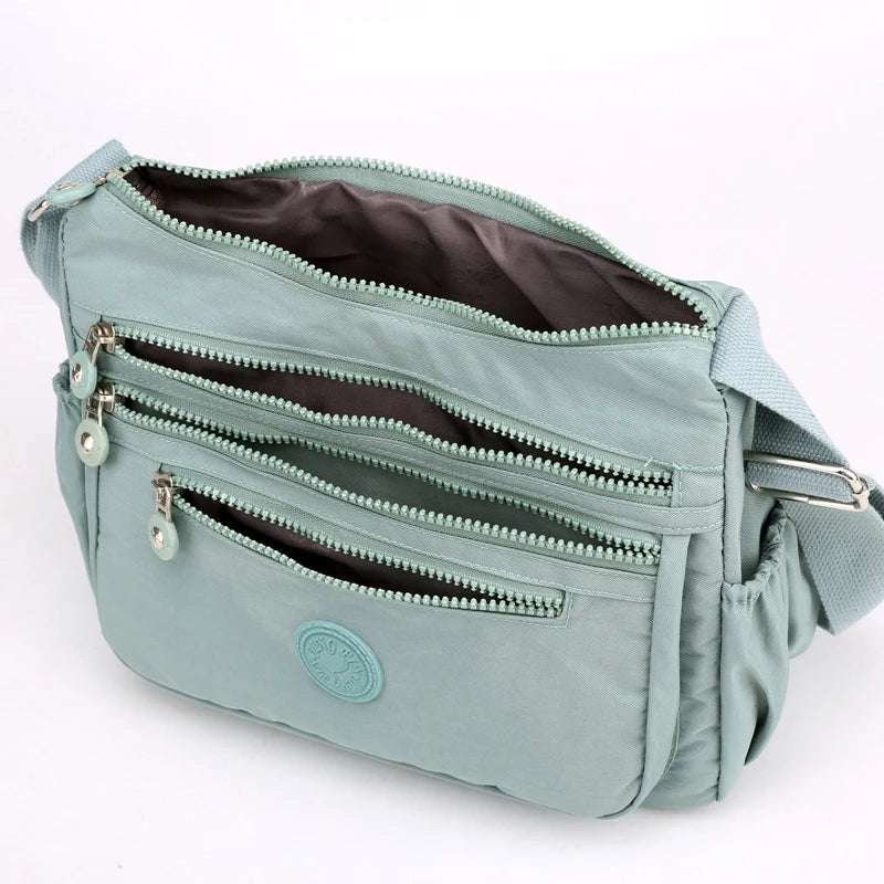 Shoulder Bag Crossbody Bag for Women Messenger Bags Waterproof Nylon Ladies Handbag Good Vibrations