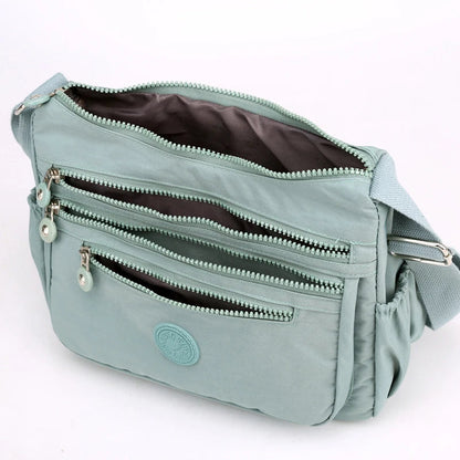 Shoulder Bag Crossbody Bag for Women Messenger Bags Waterproof Nylon Ladies Handbag Good Vibrations