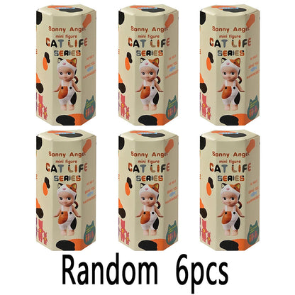 1/4/6/9PCS Random Blind Box Sonny Angel Life Action Figures Toys Dolls Fans Children Gifts Good Vibrations