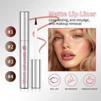 Lakerain Pointed Tear-off Lip Liner Outlines Exquisite Lip Makeup Long-lasting Peel-off Matte Easy-to-color Lip Liner Good Vibrations