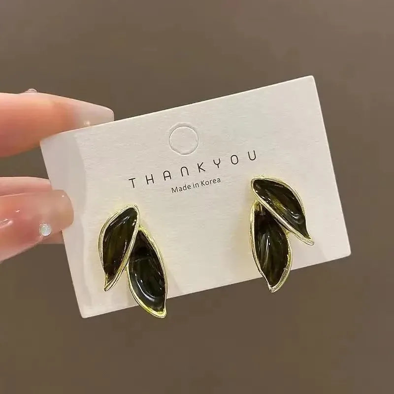 925 Silver Needle Korean Fashion Zircon Geometric Earrings For Women Jewelry 2026 Trending Luxury Crystal Cross Stud Earrings Good Vibrations