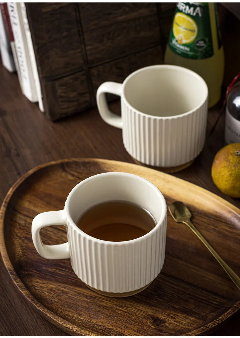 Mug universal drinking cup spoon household water cup office ceramic cup coffee cup milk cup tea cup Good Vibrations