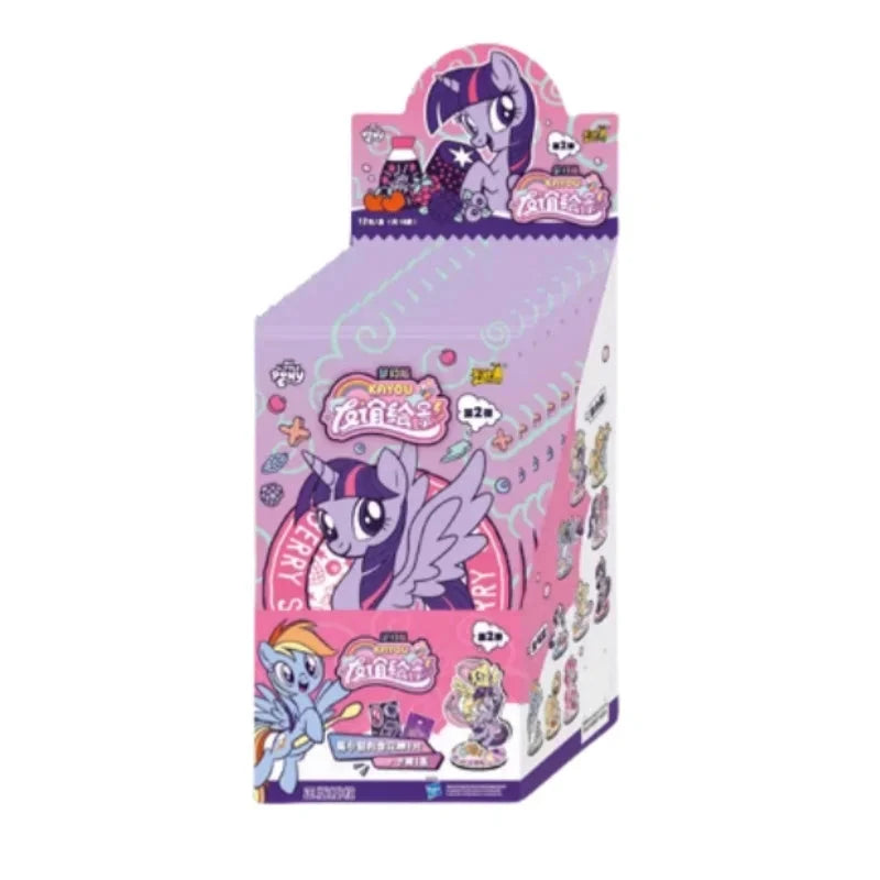 KAYOU Genuine New My Little Pony Friendship Eternal Star Bag 2 Rhythm Moon AR Gilded Decoration OR Collection Card Gift Good Vibrations