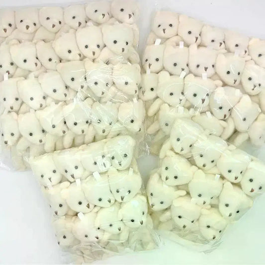10/12/18/20Pcs Birthday Wedding Party Favors Supplies DIY Accessory Mini Cute Cartoon Plush Bear Girl Gift Doll Toys Good Vibrations