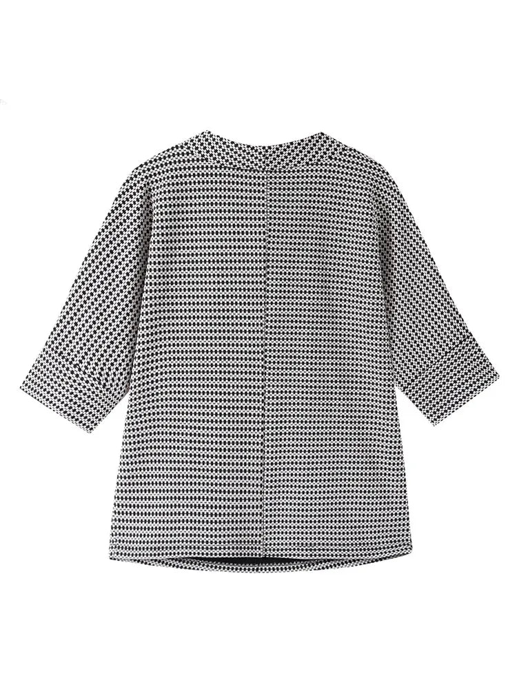 Womens plus size woven round neck shirt belongs to the category of womens clothing Good Vibrations