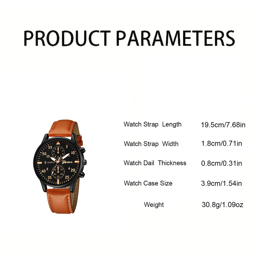 New Hip Hop Mens Fashion Watches Luxury Male Clock Wristwatch Sport MensWrist Watch Bracelet Set Relogio Masculino Good Vibrations