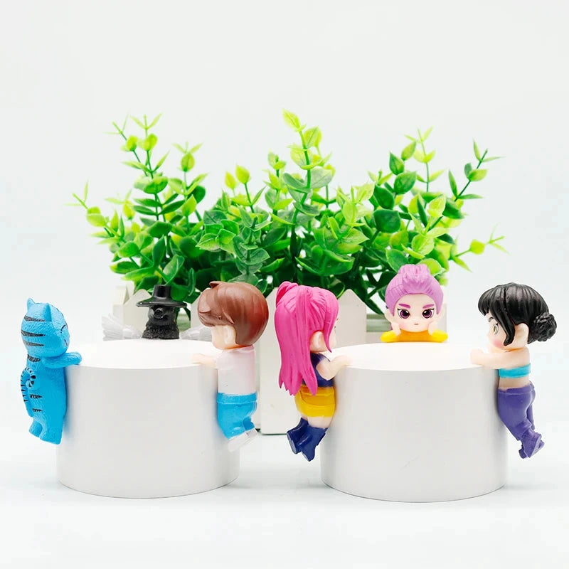 Hot Party Angel KPop Demon Hunters Blind Box Car Decoration Desktop Computer Screen Cupid Hand Fashion Play Doll Birthday Gift Good Vibrations