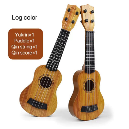 35cm Children Guitar Toy Can Be Used To Play Elementary Instruments With Paddles Simulating Yukrili Music Toys Good Vibrations