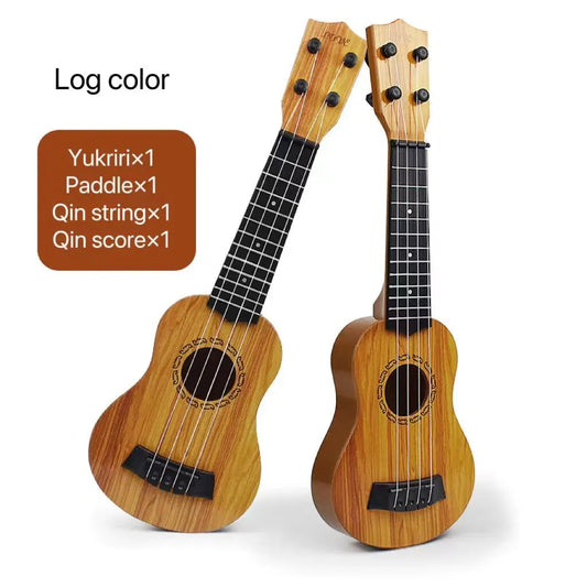 35cm Children Guitar Toy Can Be Used To Play Elementary Instruments With Paddles Simulating Yukrili Music Toys Good Vibrations