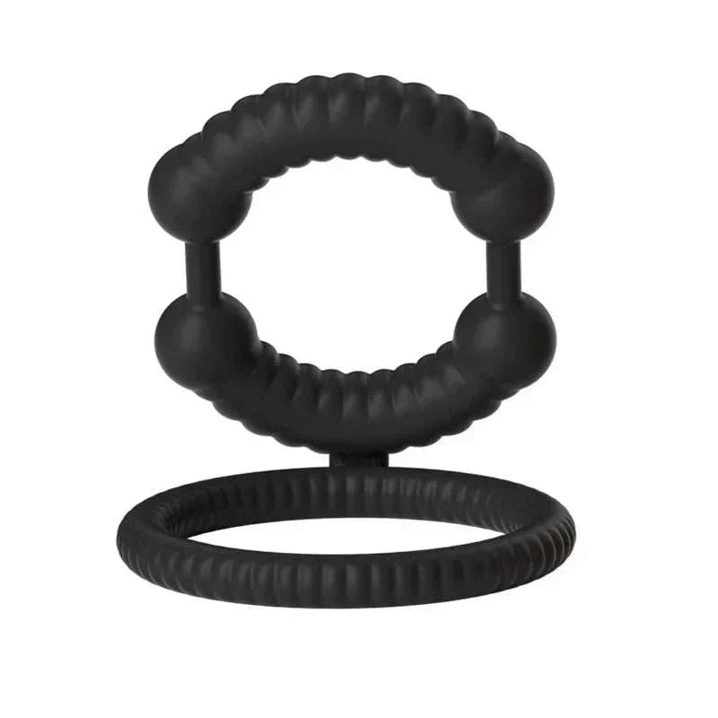 Semen lock ring male masturbator made of silicone for delay ejaculation.