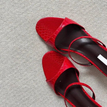 High Heels French Style Exterior 2026 New Summer Minimalist Temperament Fairy Slim Heel Slippers Good Vibrations