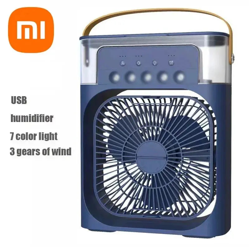Xiaomi 3-in-1 Portable Fan Air Conditioners Fan With LED Night Light Household Small Air Cooler For Office Home Adjustable Fan Good Vibrations