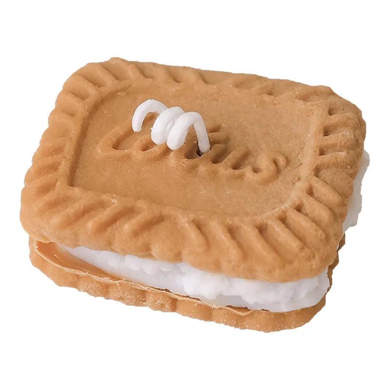 Cute Handmade Biscuit Candle Scented Candle Aromatherapy Soy Wax Candle Wedding Birthday Candles Party Home Decoration Good Vibrations