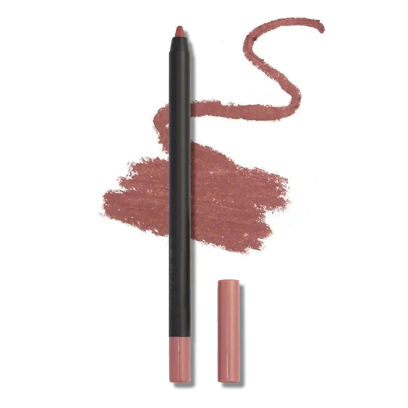 12 Color Matte Brown Lip Liner Waterproof Long Lasting Moisturizing Sexy Lip Pencil Women Natural Lipstick Makeup Lip Cosmetics Good Vibrations