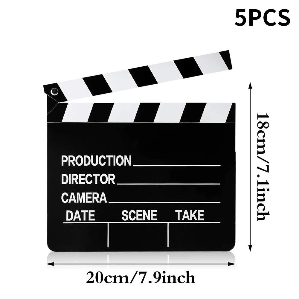 Party Holiday Party Movie Clapboard Movie Card Clapperboard Movie Party Props Game Party Good Vibrations