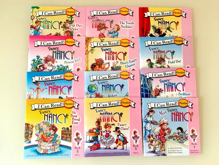 I Can Read Phonics 12 Books/Set My Very First Picture Books English Story Pocket Book for Children Kids Baby Montessori Reading Good Vibrations