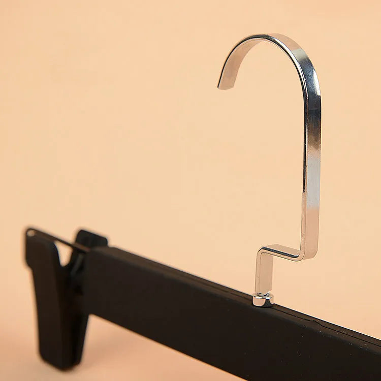 High-End Flat Hook Plastic Clothes Hanger Wide Shoulder Seamless Suit Hanger for Men Women in Clothing Stores Wedding Dress H... Good Vibrations