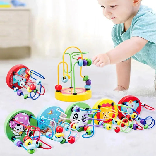 Educational toys for children under one year old-Montessori maze/finger game, used to develop fine motor skills 12x9x9 cm, used Good Vibrations