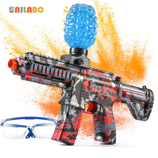 M416 Electric Ball Blaster Toy Gun - High-Speed, Metallic Finish, Rechargeable - Halloween Thanksgiving Gift(Bullets Excluded) Good Vibrations
