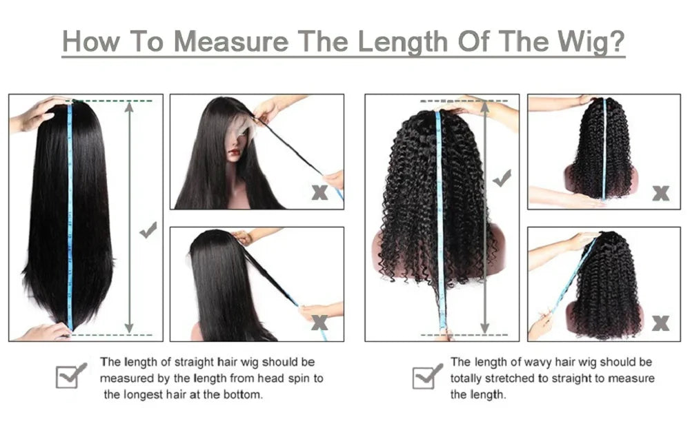 Glueless Wigs Human Hair For Women Kinky Straight Human Hair Wigs Pre Plucked Easy To Wear And Go 4x4 Lace Front Wig Nautural Good Vibrations