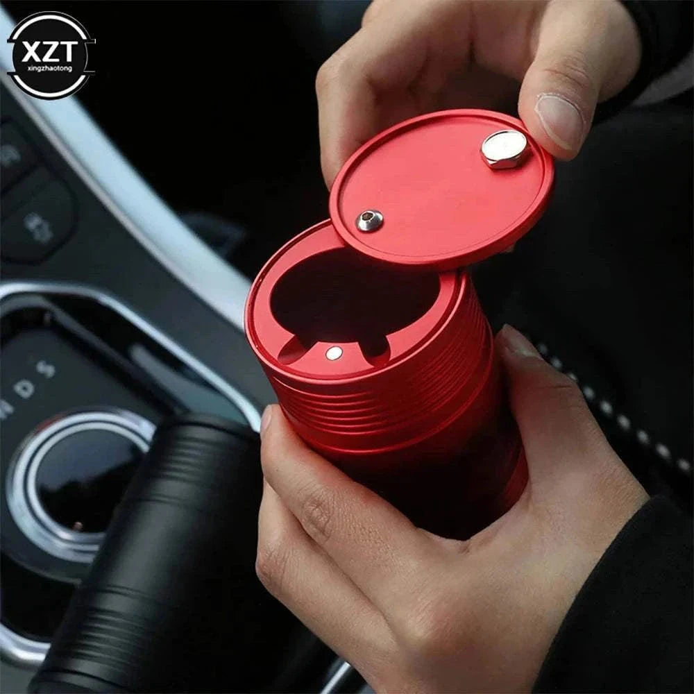 High Quality Aluminum Alloy Temperature Car Ashtray Portable Car Ashtray Home Office Good Vibrations Adult Super Store
