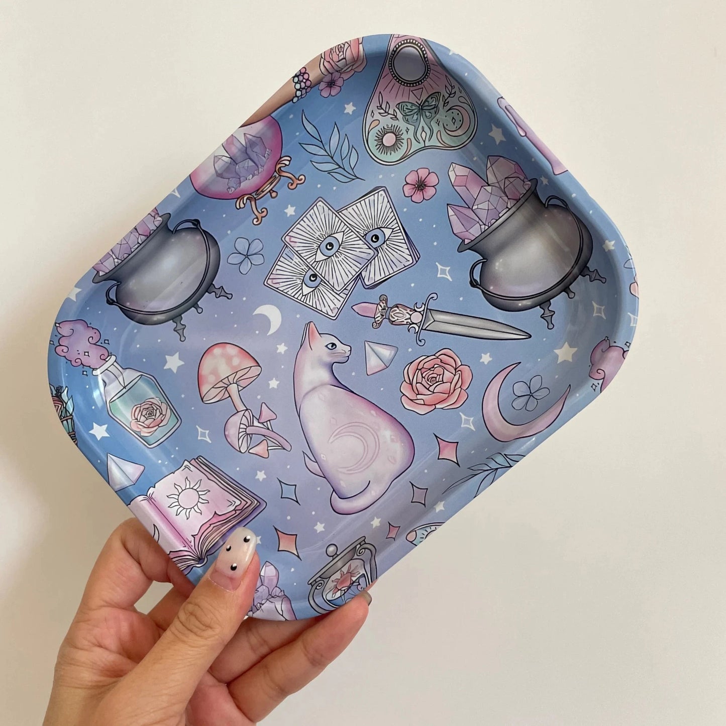 7x5.5inch Rolling Tray Tobacco Smoke Accessories Good Vibrations