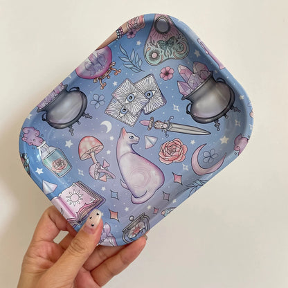 7x5.5inch Rolling Tray Tobacco Smoke Accessories Good Vibrations