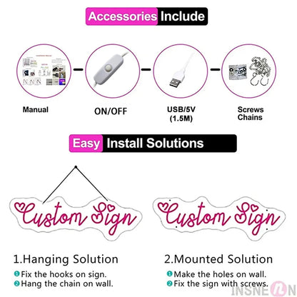It's a Love Story Neon Light Sign for Wedding Party Wall Decor LED Neon Signs Room Bedroom Wall Decoration Neon Lamp USB Power Good Vibrations