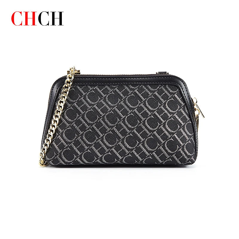 CHCH Shoulder Bag Fashion Retro Messenger Bag Designer Light Luxury Crossbody Bag Chain Suede Leather Bag Chain Shoulder Bag Good Vibrations